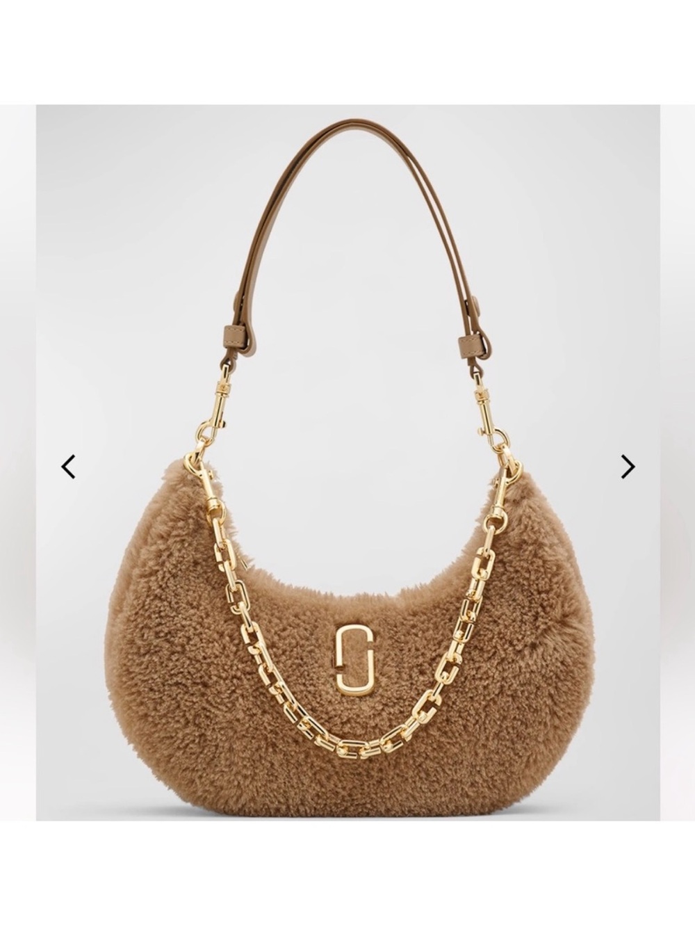 Marc Jacobs The Teddy J Marc Curve Fur Bag Worn Once